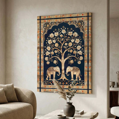 Kalamkari Wall Art For Home Decor Canvas Painting Wall Decor