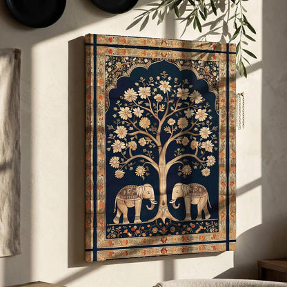Kalamkari Wall Art For Home Decor Canvas Painting Wall Decor