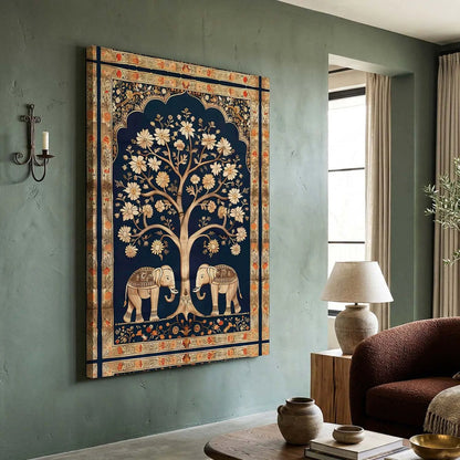 Kalamkari Wall Art For Home Decor Canvas Painting Wall Decor