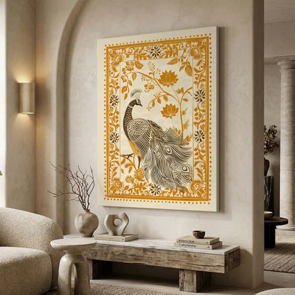 Kalamkari Wall Art For Home Decor Canvas Painting Wall Decor