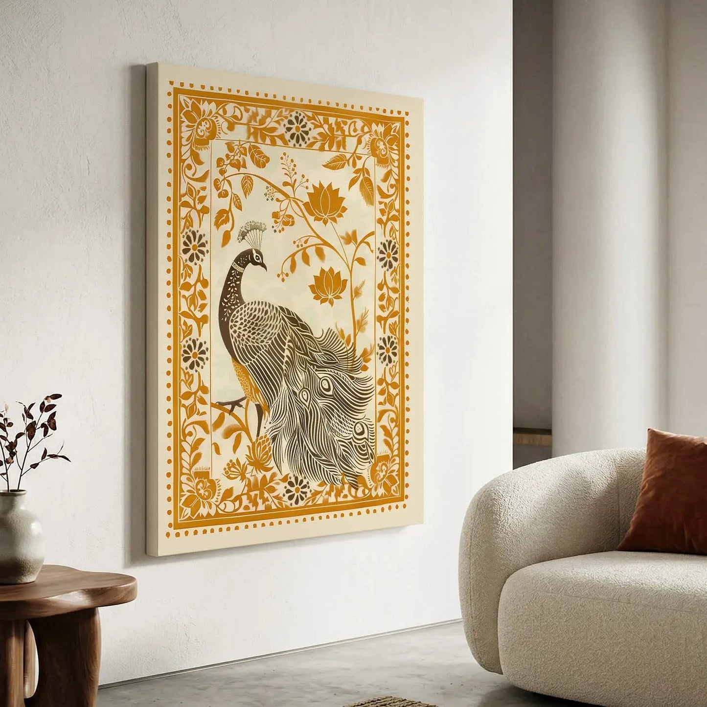 Kalamkari Wall Art For Home Decor Canvas Painting Wall Decor