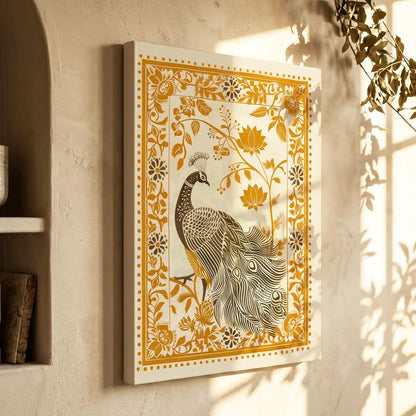 Kalamkari Wall Art For Home Decor Canvas Painting Wall Decor