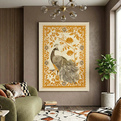 Kalamkari Wall Art For Home Decor Canvas Painting Wall Decor