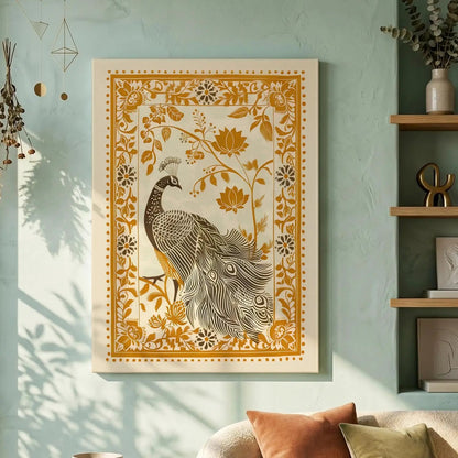 Kalamkari Wall Art For Home Decor Canvas Painting Wall Decor