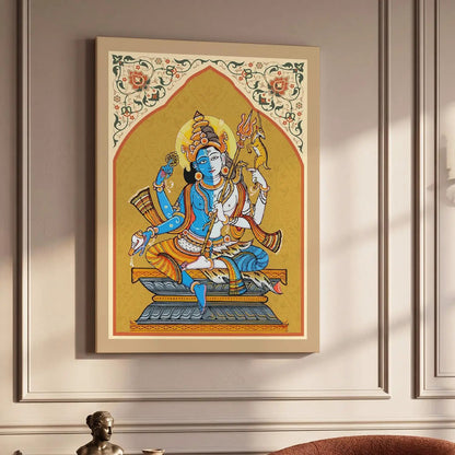 Pattachitra Wall Art For Home Décor Canvas Painting Religious Wall Décor