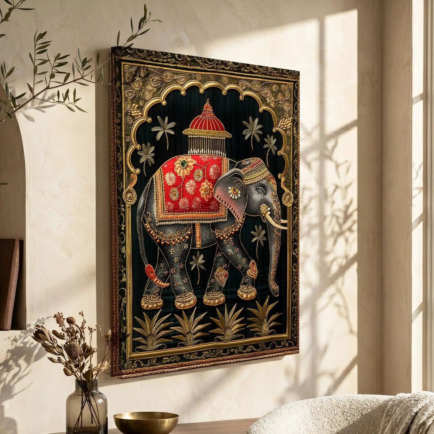 Tanjore Wall Art For Home Décor Canvas Painting Wall Décor