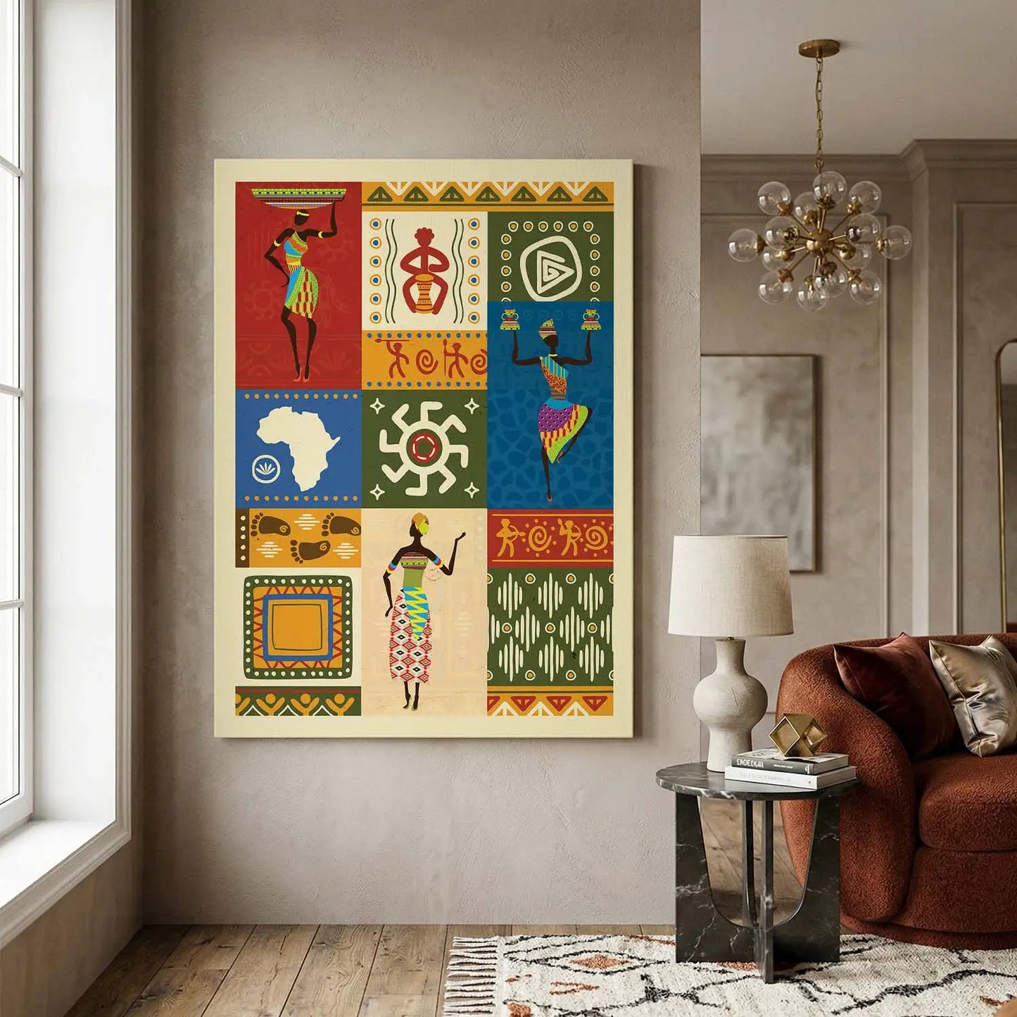 Warli Wall Art For Home Décor Canvas Painting Wall Décor