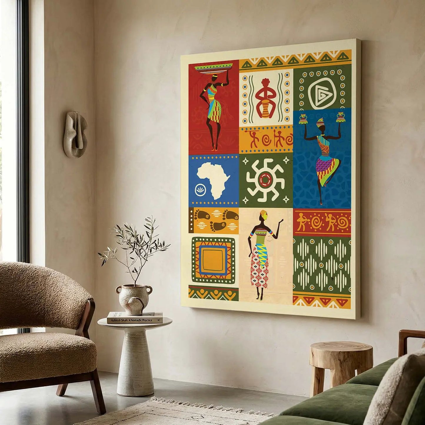 Warli Wall Art For Home Décor Canvas Painting Wall Décor