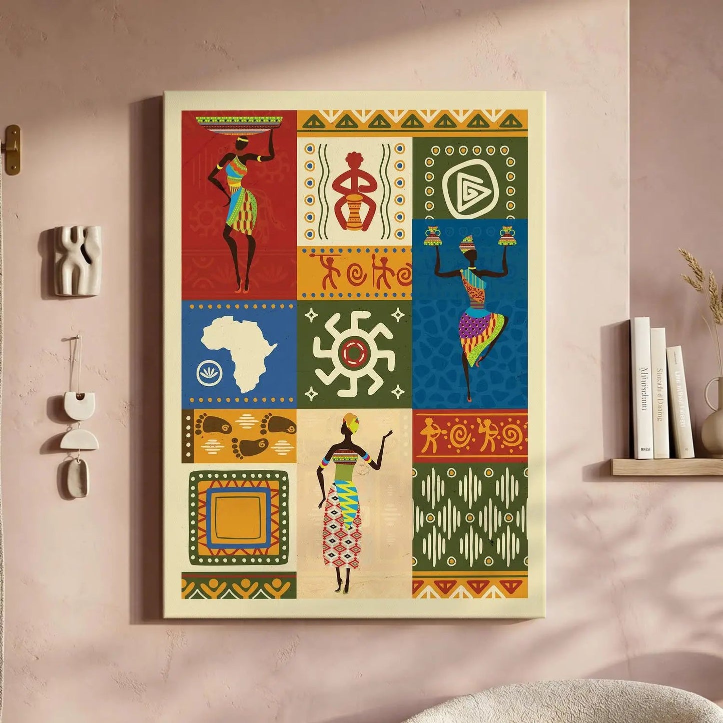 Warli Wall Art For Home Décor Canvas Painting Wall Décor
