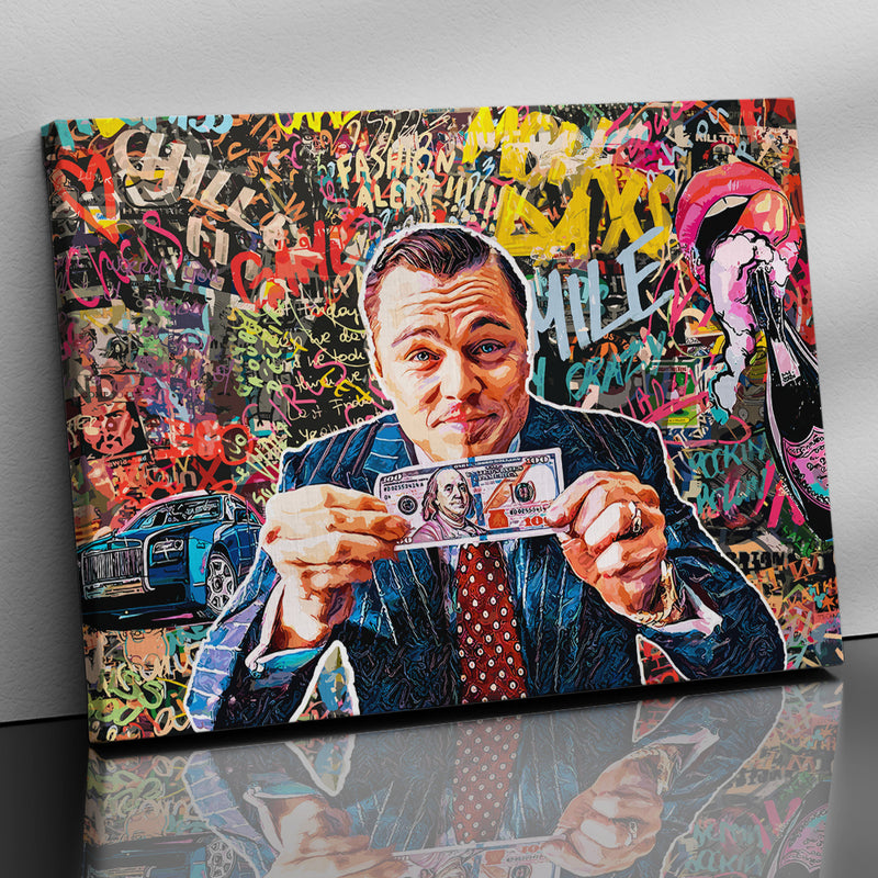 Leonardo DiCaprio Canvas Paintings | Iconic Hollywood Art Collection for Living Room Bedroom Wall Decoration-Kotart