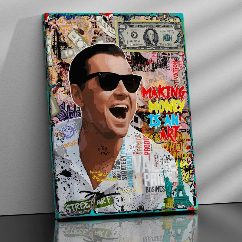 Leonardo DiCaprio Canvas Paintings | Iconic Hollywood Art Collection for Living Room Bedroom Wall Decor-Kotart