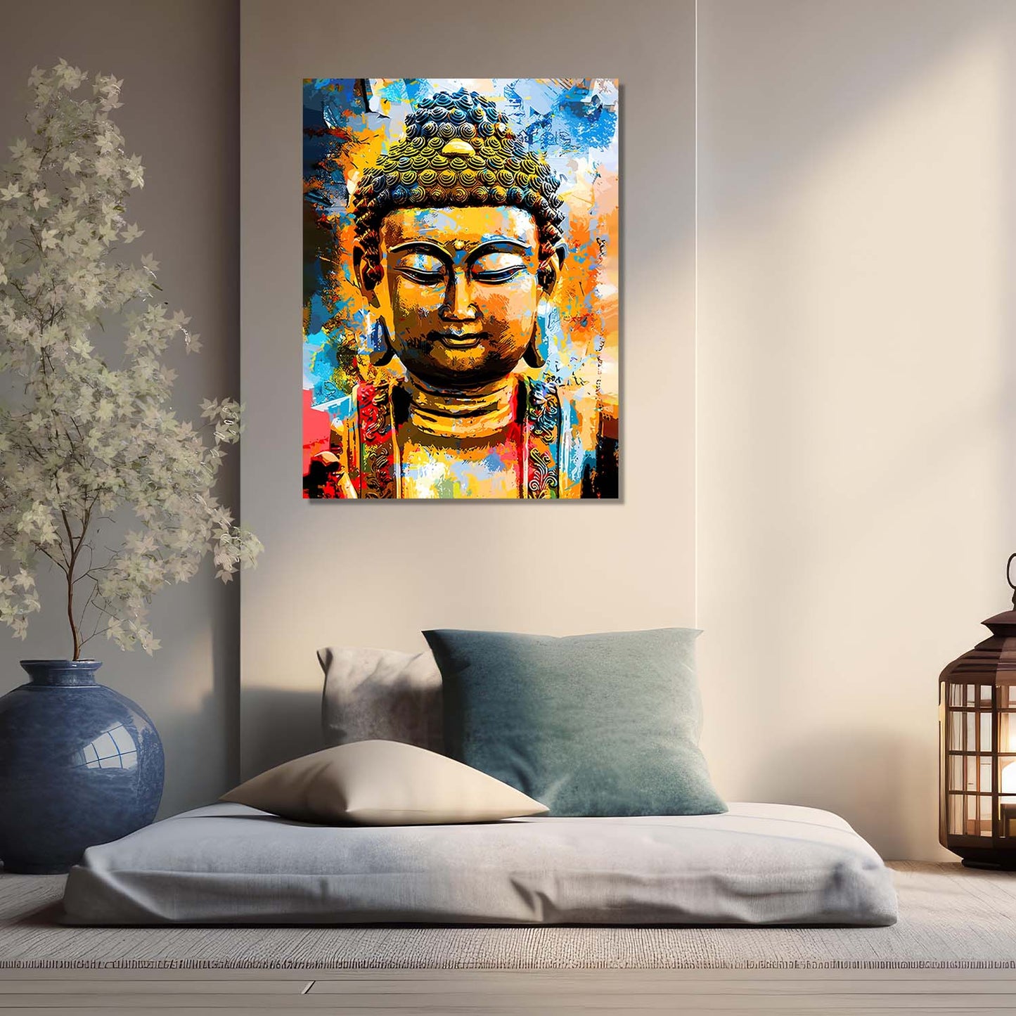 Buddha Canvas Art Print: Divine Serenity for Every Space