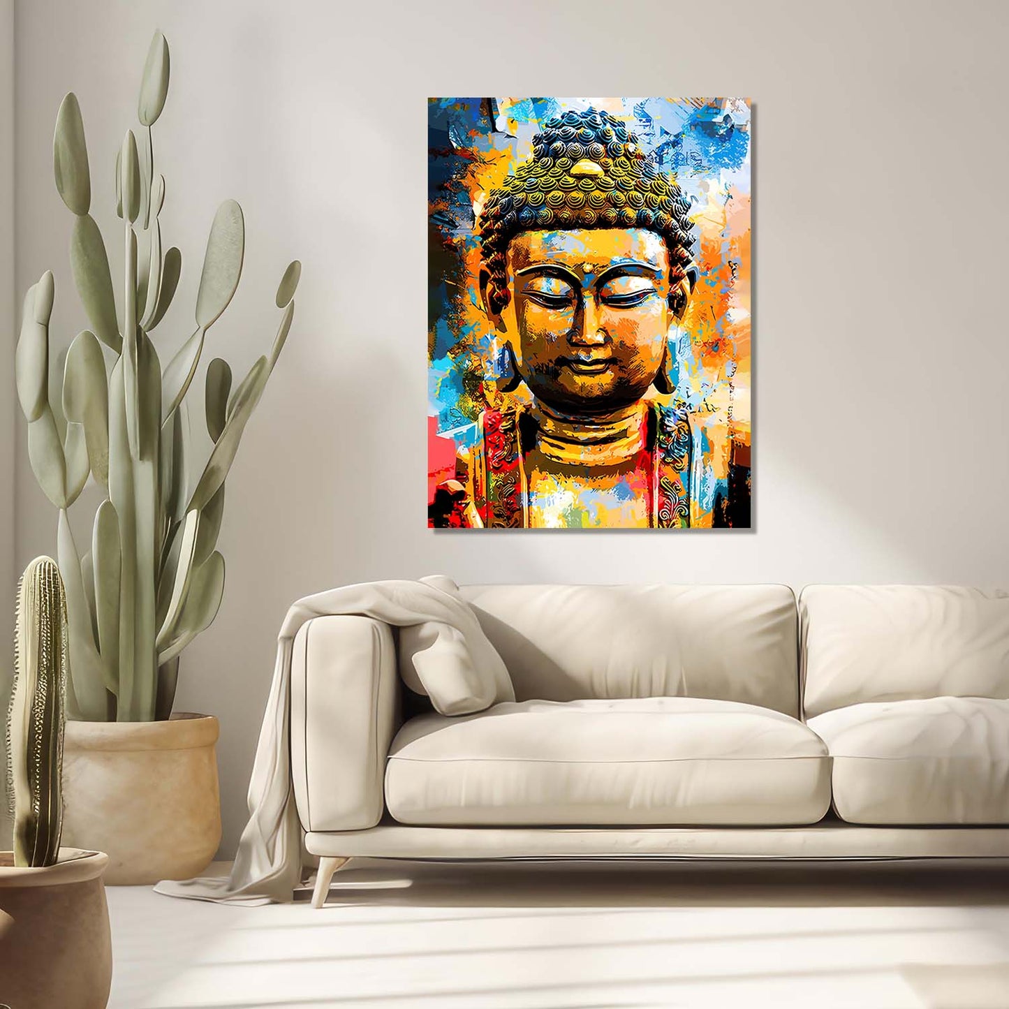 Buddha Canvas Art Print: Divine Serenity for Every Space