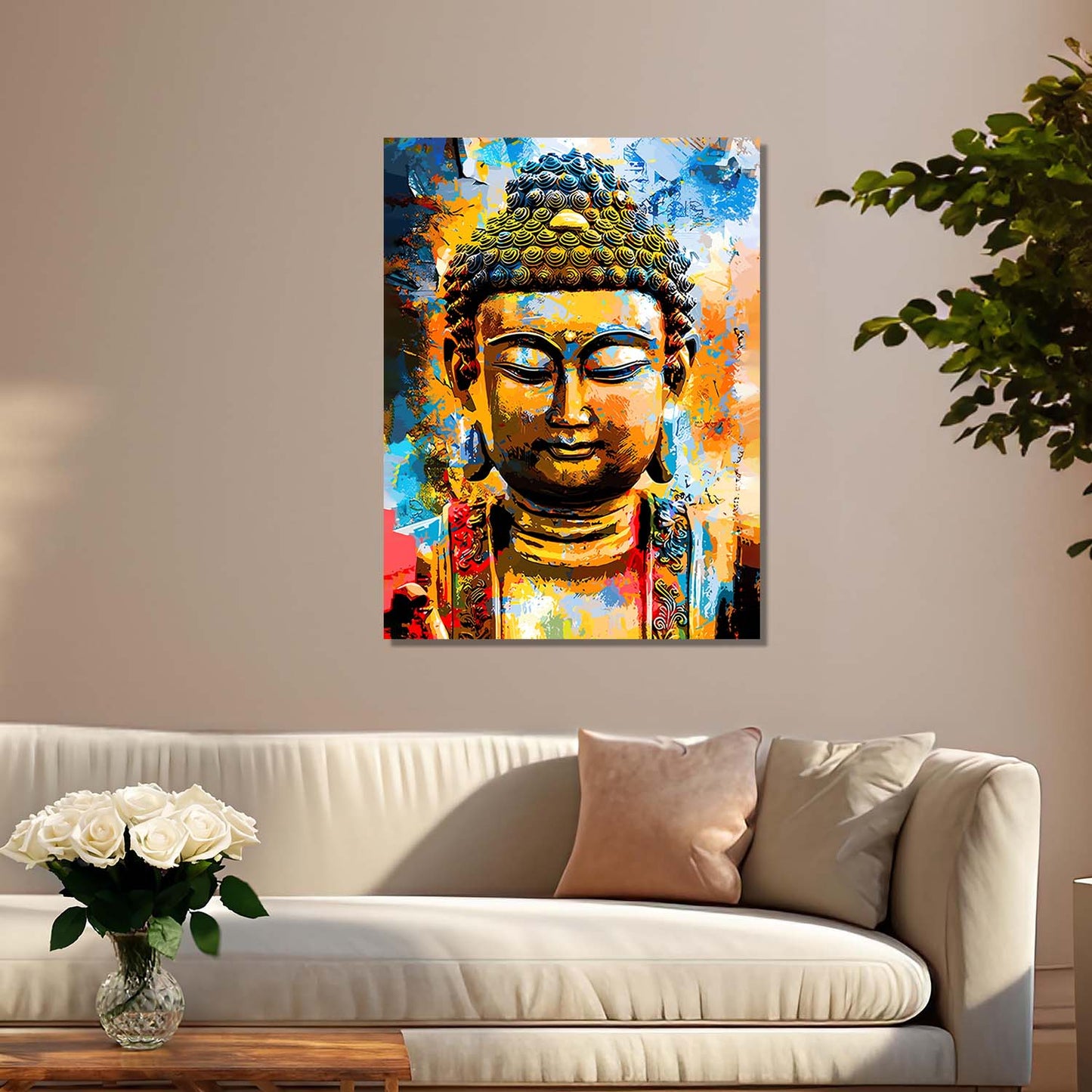 Buddha Canvas Art Print: Divine Serenity for Every Space