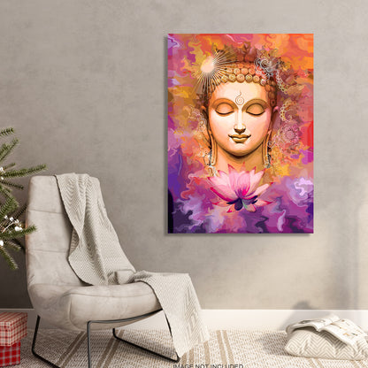 Path to Nirvana: Buddha Canvas Paintings-Kotart