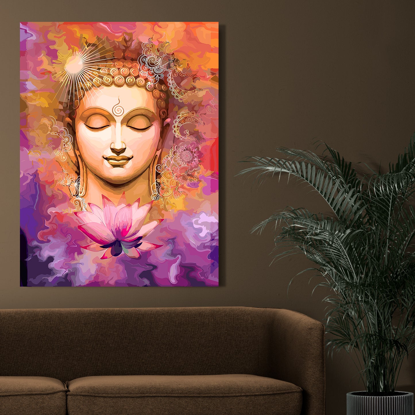 Path to Nirvana: Buddha Canvas Paintings-Kotart