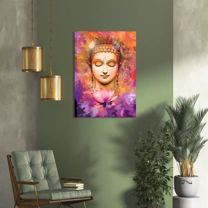 Path to Nirvana: Buddha Canvas Paintings-Kotart