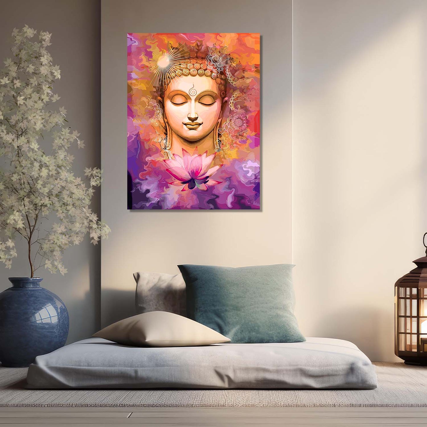 Buddha Canvas Art Print: Divine Serenity for Every Space