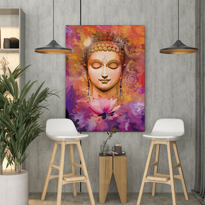 Path to Nirvana: Buddha Canvas Paintings-Kotart