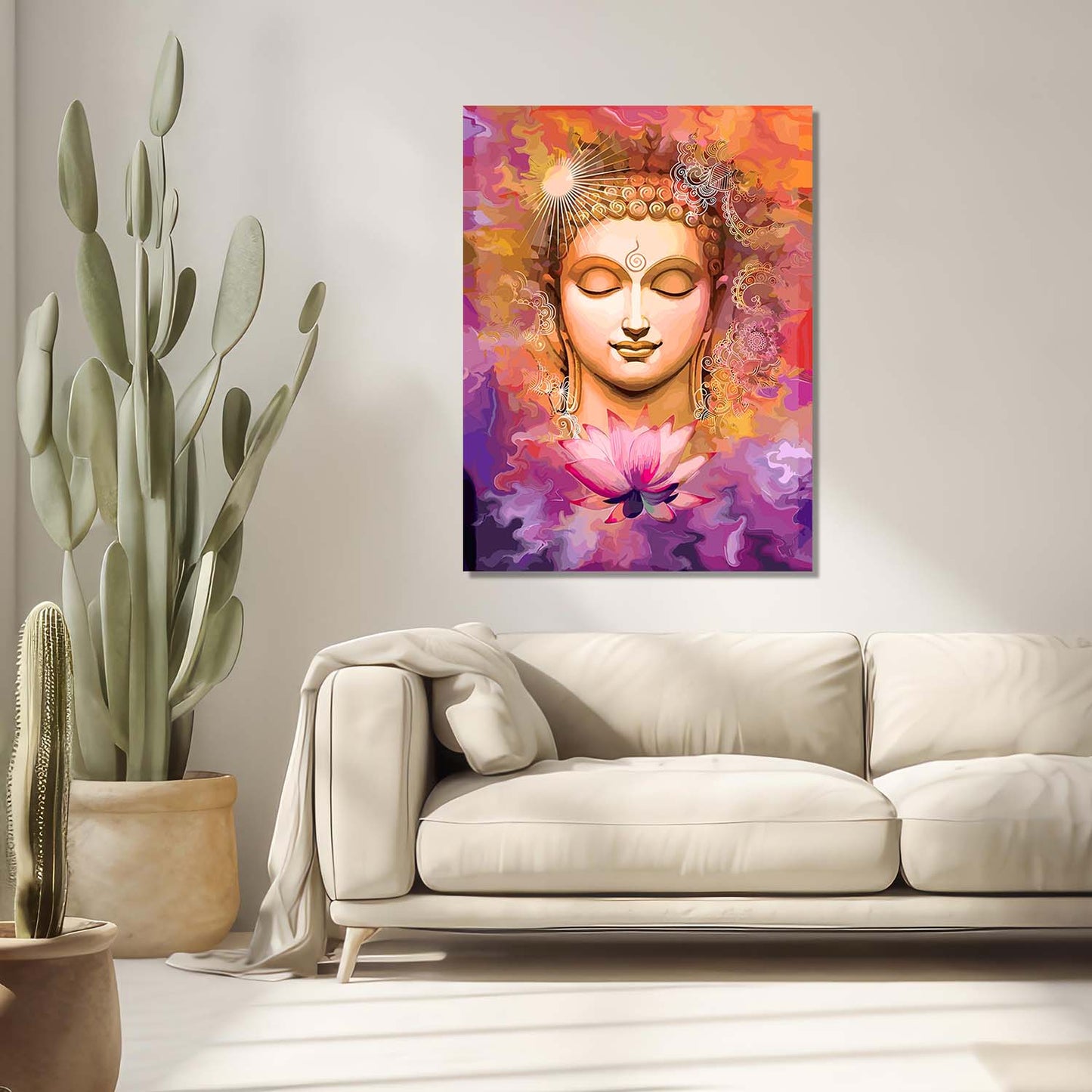 Buddha Canvas Art Print: Divine Serenity for Every Space