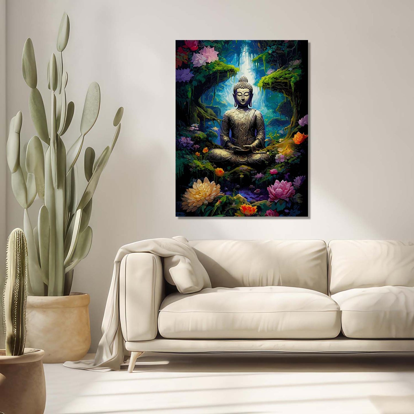 Buddha Canvas Art Print: Divine Serenity for Every Space