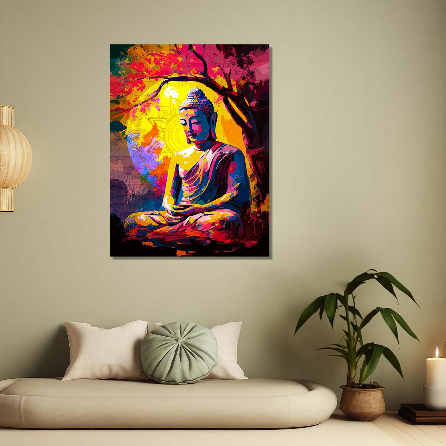 Buddha Canvas Art Print: Divine Serenity for Every Space