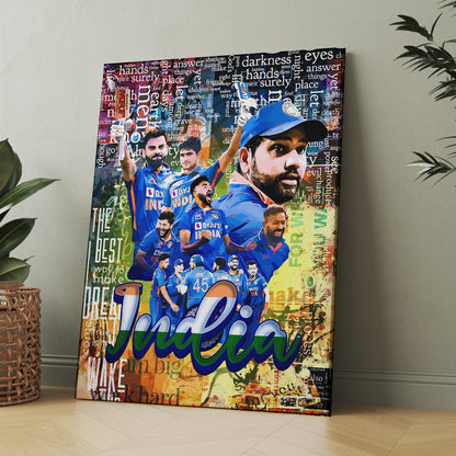 Indian Cricket Legends Canvas Painting-Kotart