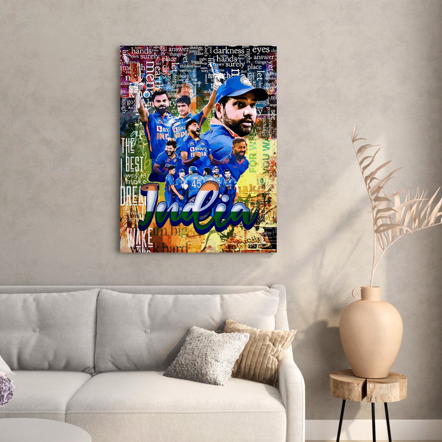 Indian Cricket Legends Canvas Painting-Kotart