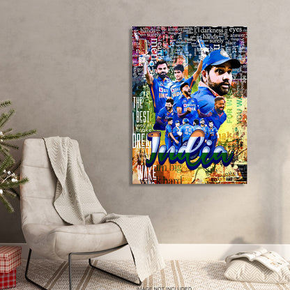 Indian Cricket Legends Canvas Painting-Kotart