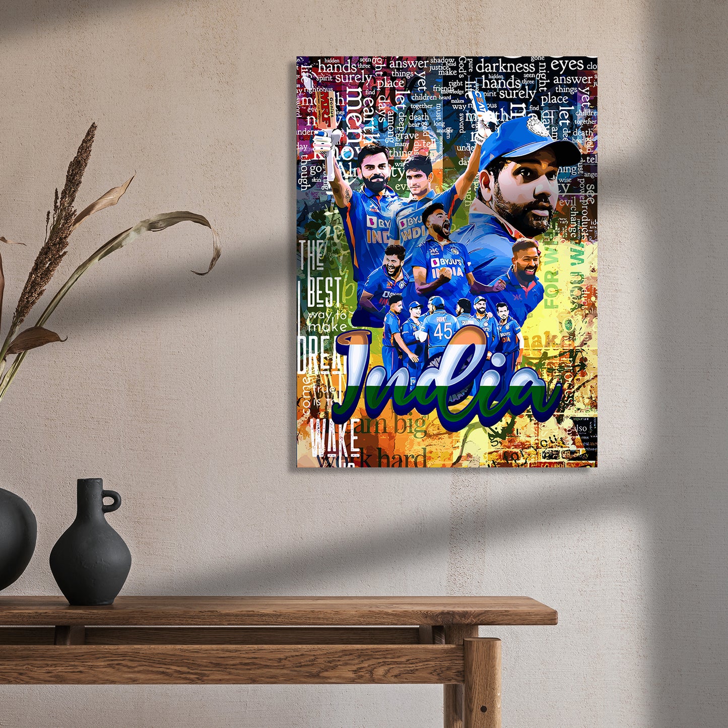 Indian Cricket Legends Canvas Painting-Kotart