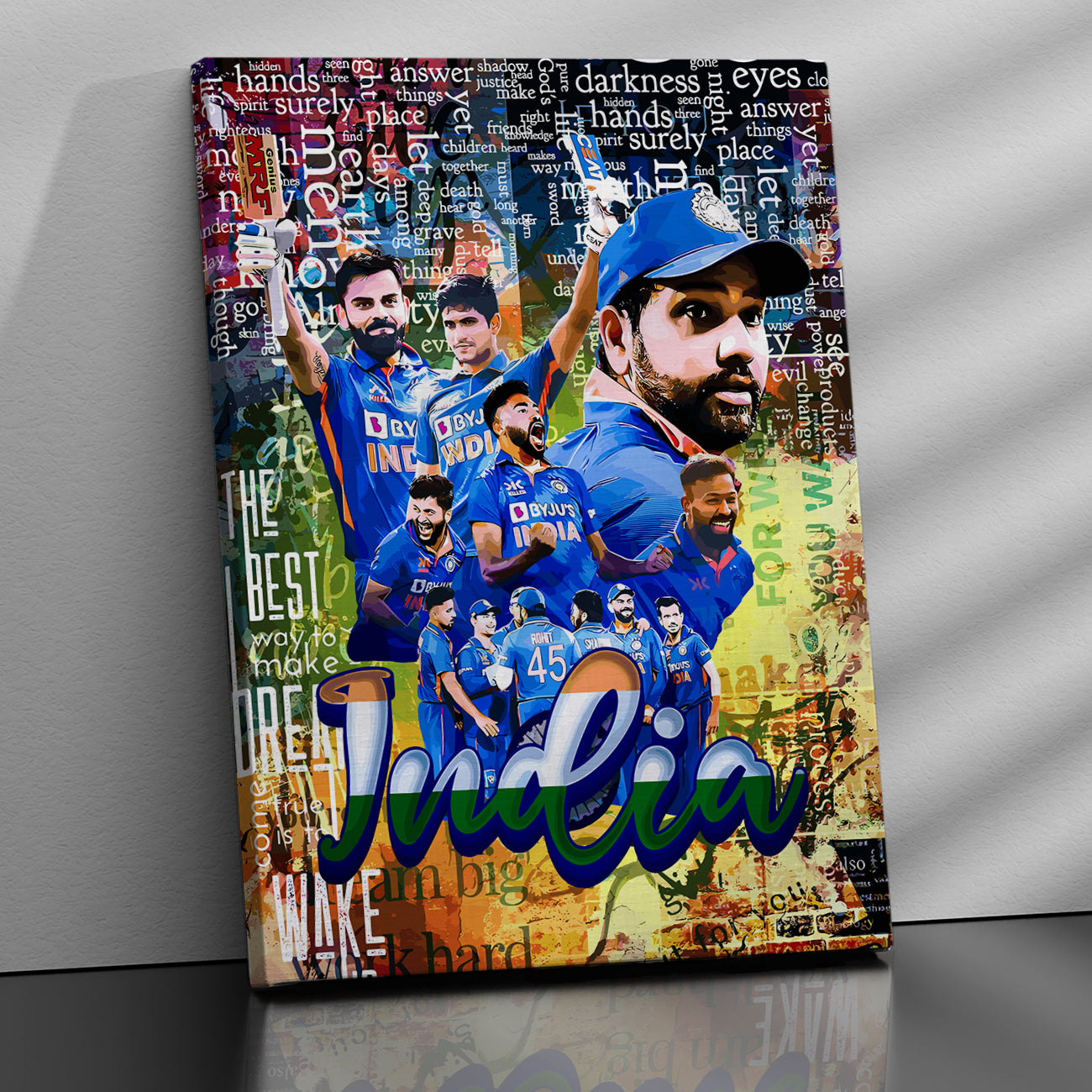 Indian Cricket Legends Canvas Painting-Kotart