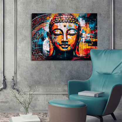 Buddha Canvas Painting-Kotart