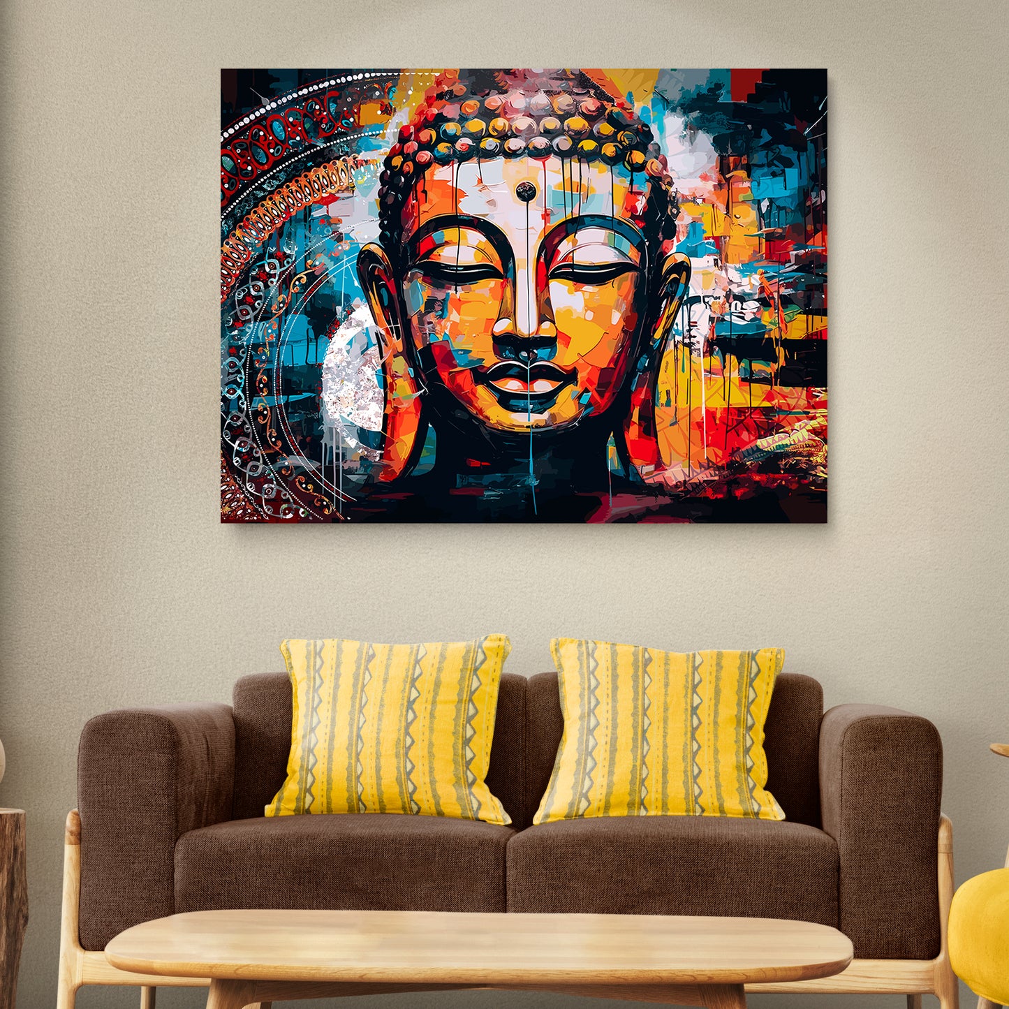 Buddha Canvas Painting-Kotart