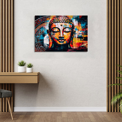 Buddha Canvas Painting-Kotart