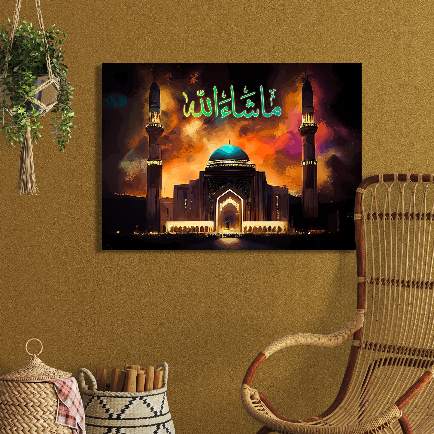 Islamic Quotes Canvas Paintings - Expressions of Faith and Beauty-Kotart