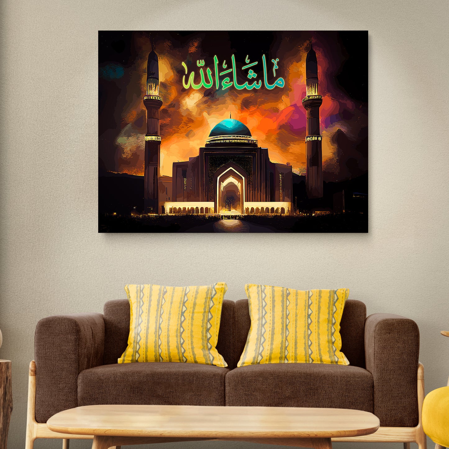 Islamic Quotes Canvas Paintings - Expressions of Faith and Beauty-Kotart