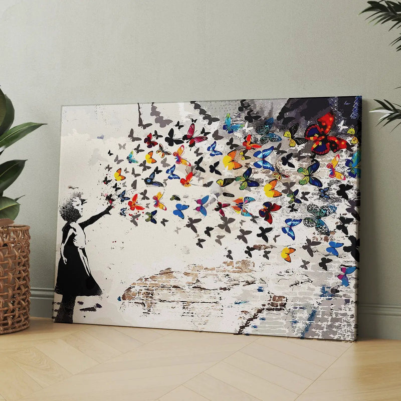 Vibrant Pop Art Canvas Painting-Kotart