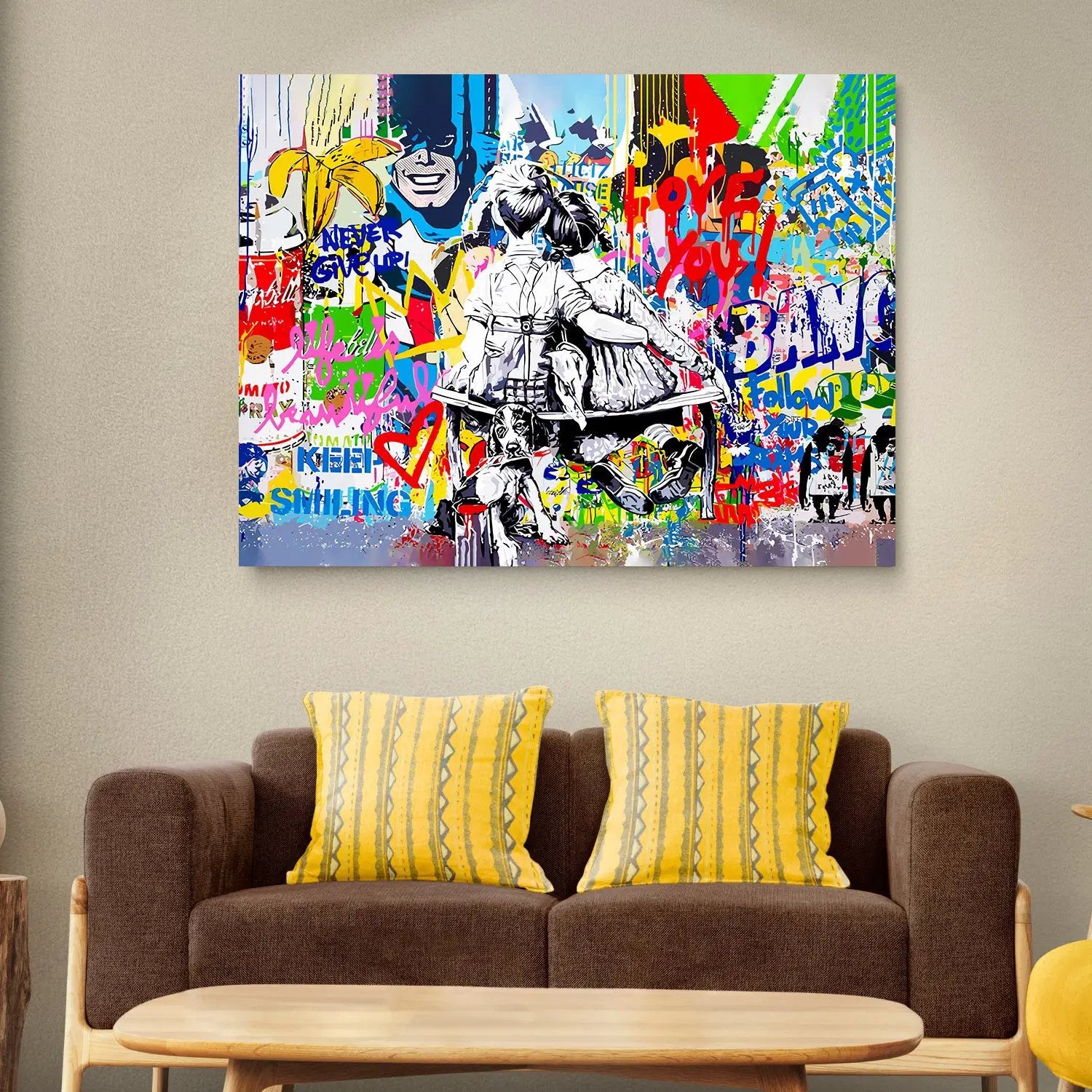 Vibrant Pop Art Canvas Print – Kotart