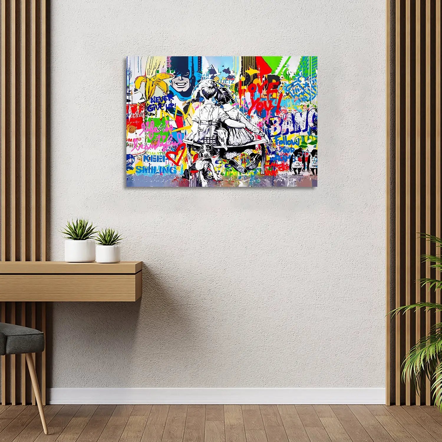 Vibrant Pop Art Canvas Print – Kotart