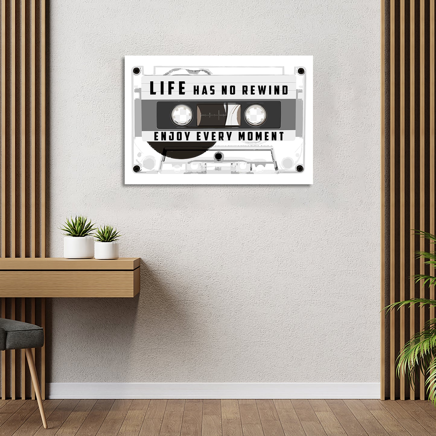 Positive Quote Cassette Canvas Arts for Home Office Study Room Living Room Wall Decor-Kotart