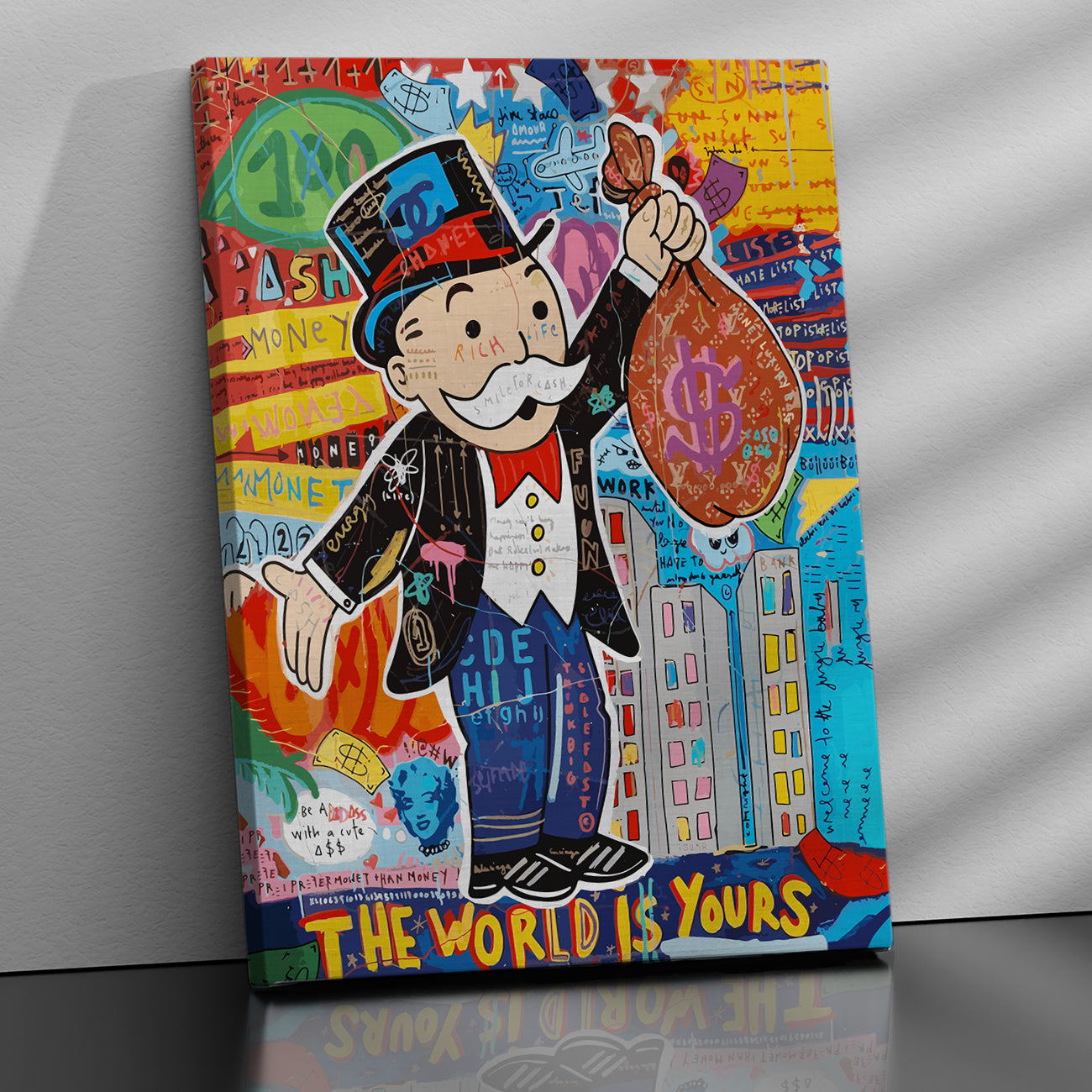 Vibrant Pop Art Canvas - A Splash of Colorful Creativity-Kotart