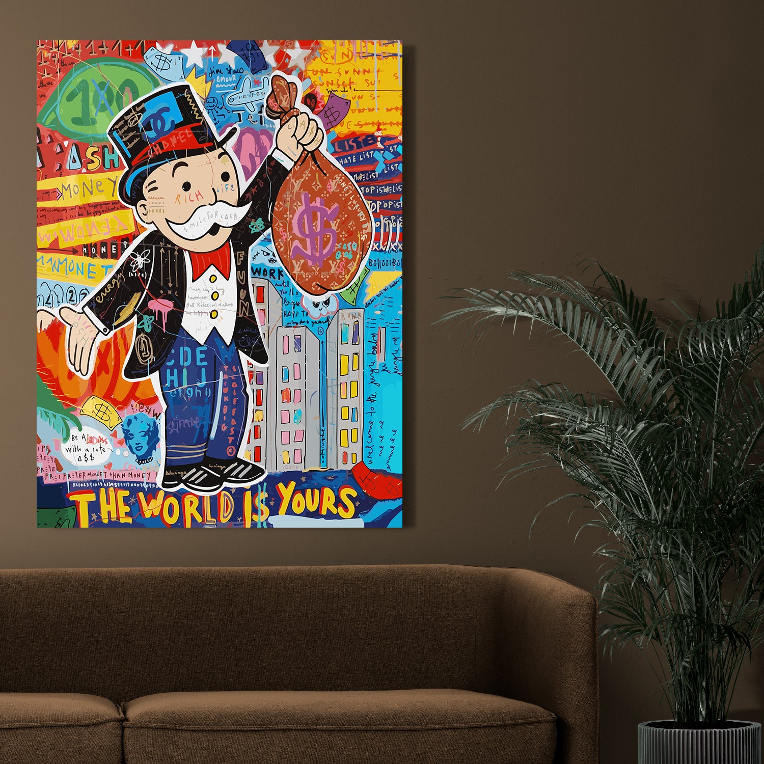 Vibrant Pop Art Canvas - A Splash of Colorful Creativity-Kotart