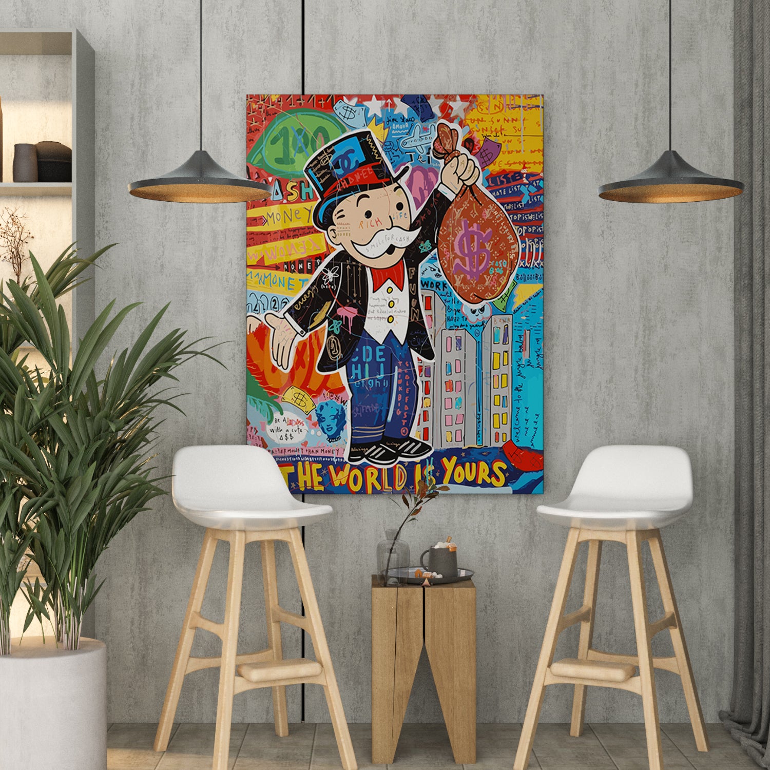 Vibrant Pop Art Canvas - A Splash of Colorful Creativity-Kotart