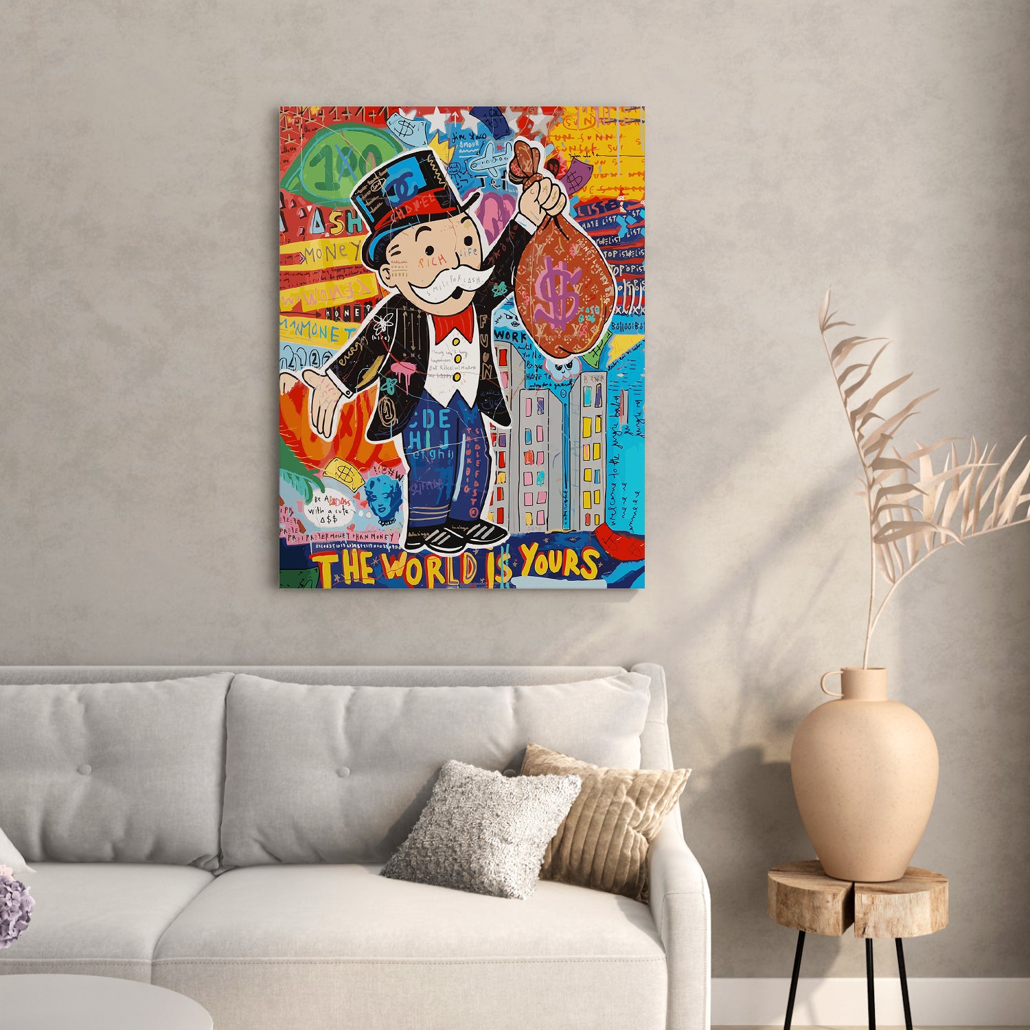 Vibrant Pop Art Canvas - A Splash of Colorful Creativity-Kotart