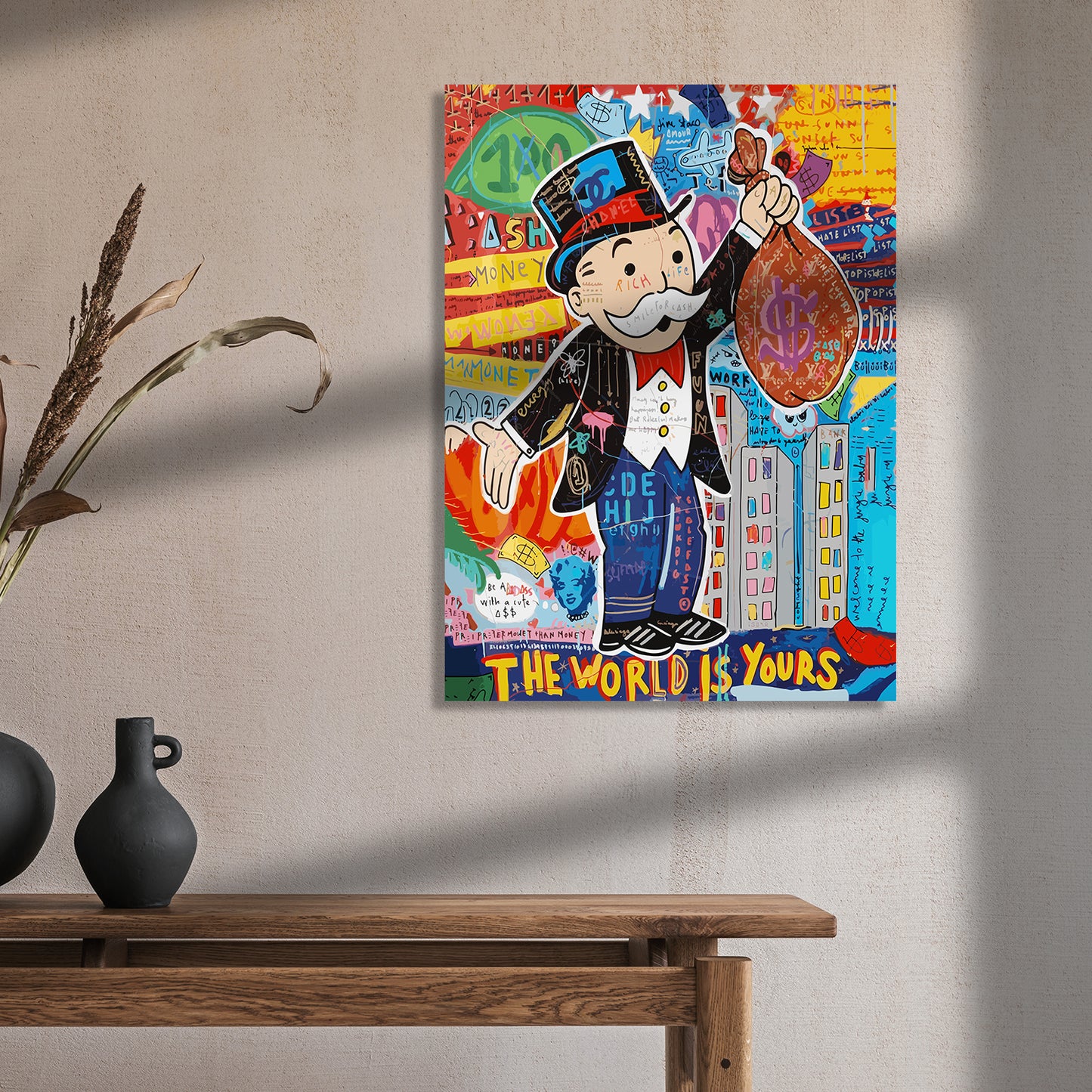 Vibrant Pop Art Canvas - A Splash of Colorful Creativity-Kotart