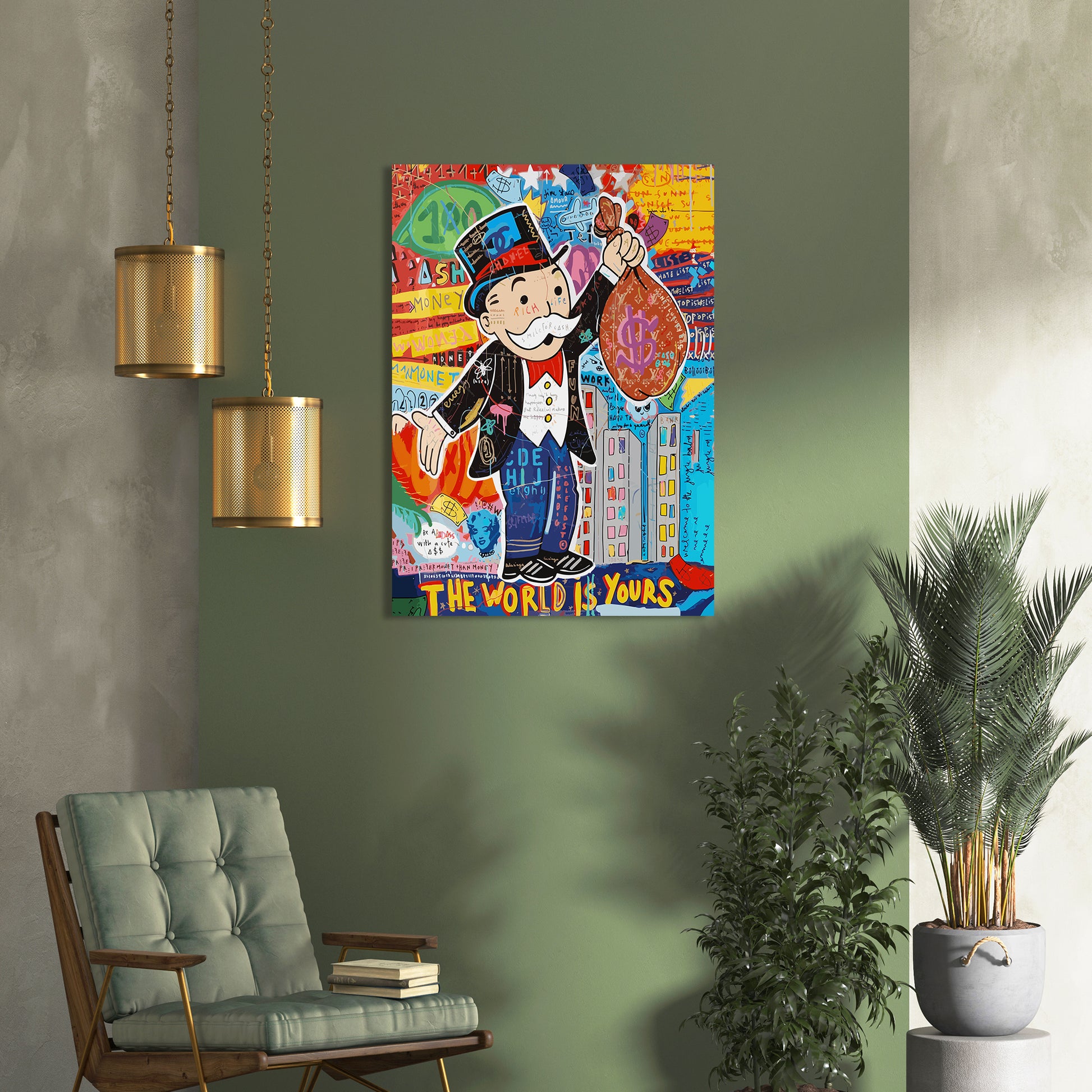 Vibrant Pop Art Canvas - A Splash of Colorful Creativity-Kotart