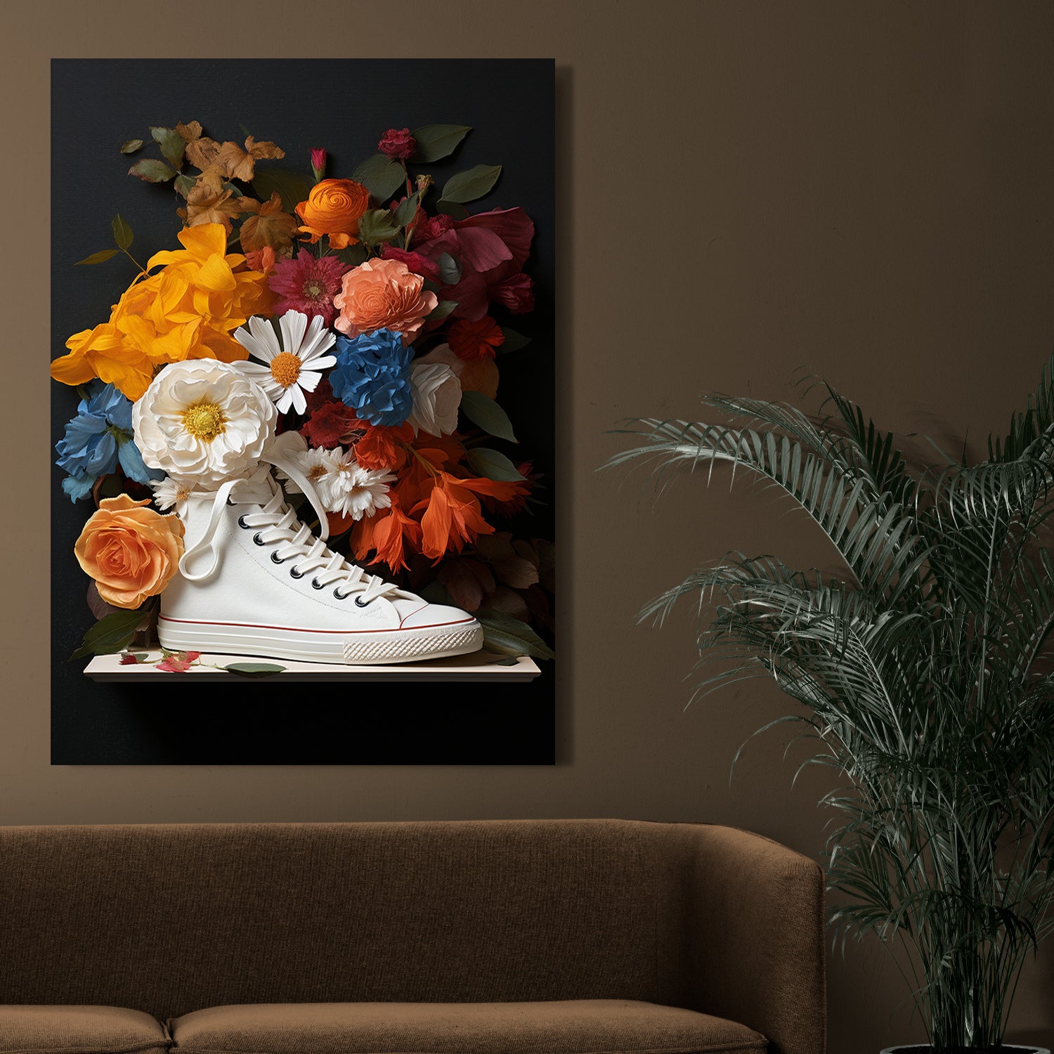 Discover more than 89 sneaker canvas wall art