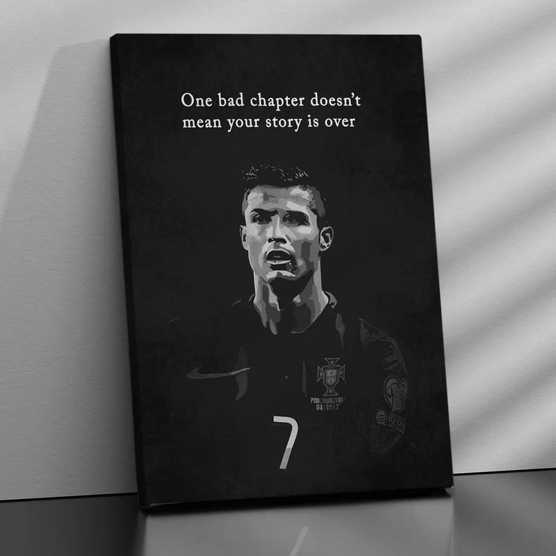 Ronaldo Canvas Art Print for Ronaldo and Football Fans