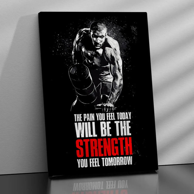 Motivational Quotes Canvas Art Print for Gym , Bed Room Wall Decor