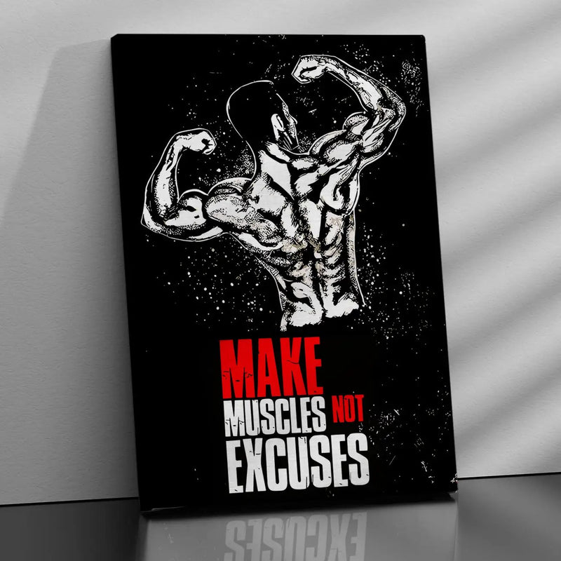 Motivational Quotes Canvas Art Print for Gym , Bed Room Wall Decor